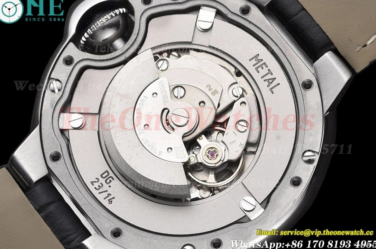 GDF Dial Cartier LE 33mm De Silver Dia SS Bleu NH05 Ballon 0415